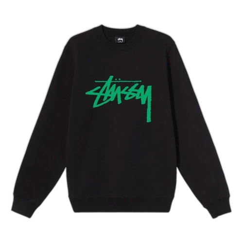 Stussy Stock Crew 'Black'