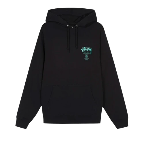 Stussy World Tour Hood 'Black/Blue'