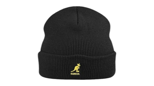 Kangol Acrylic Cuff Pull On Beanie Black/Gold