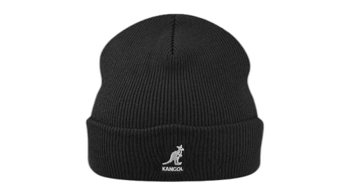 Kangol Acrylic Cuff Pull On Beanie Black