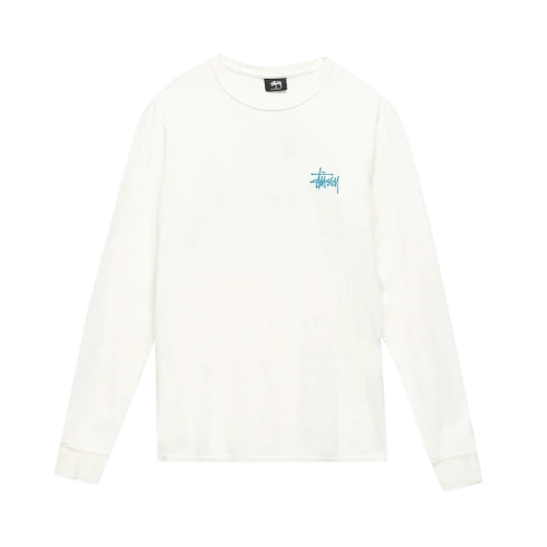 Stussy Basic Pigment Dyed Long-Sleeve Tee 'Natural'
