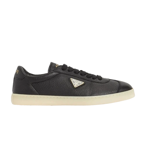 PRADA FW25 Deerskin Leather Sneaker 'Black'