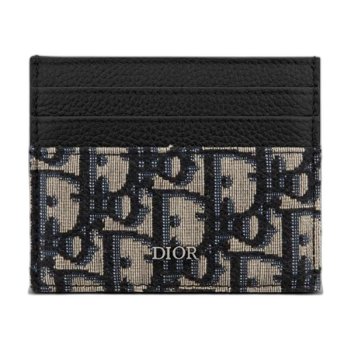 Dior Oblique Card Holder 'Black'