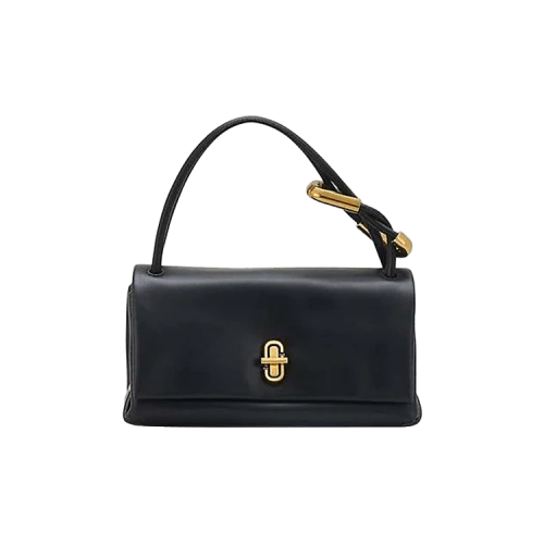 Marc Jacobs The Mini Dual Top Black Leather
