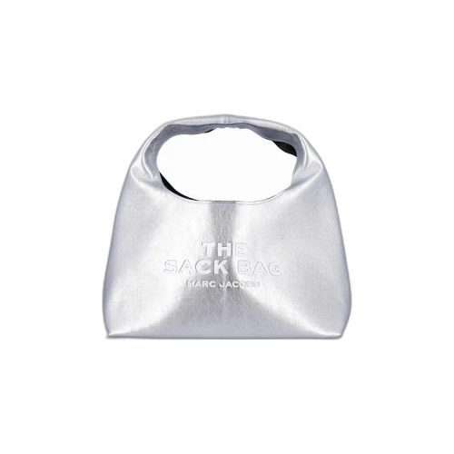 Marc Jacobs The Metallic Sack Bag Silver