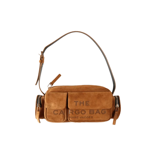 Marc Jacobs The Cargo Suede Cargo Shoulder Bag Copper