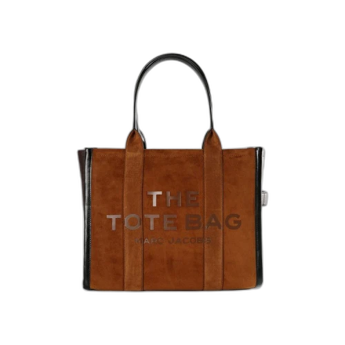 Marc Jacobs The Large Suede Leather Blocked Tote Bag Copper