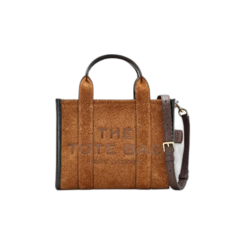 Marc Jacobs The Small Suede Leather Blocked Tote Bag Copper