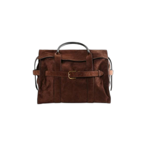 Marc Jacobs The Tote Suede Dakota Bag Dark Brown
