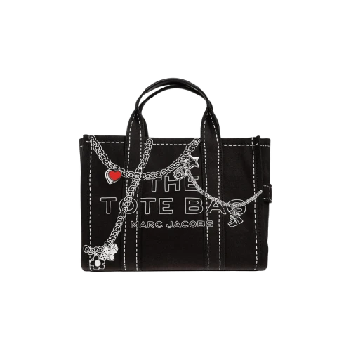 Marc Jacobs The Medium Tote Chain Print Black