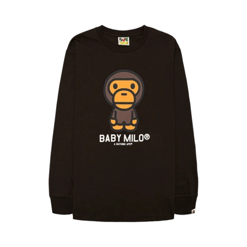 BAPE Baby Milo Long-Sleeve Tee 'Brown'