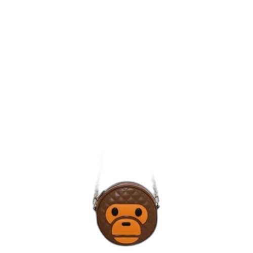BAPE Baby Milo Quilting Shoulder Bag 'Brown'