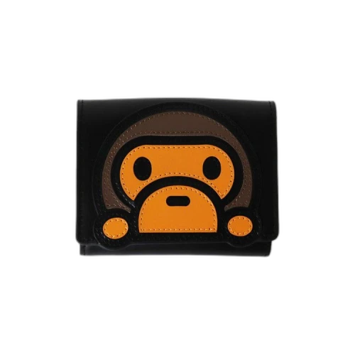 BAPE Baby Milo Leather Wallet 'Black'