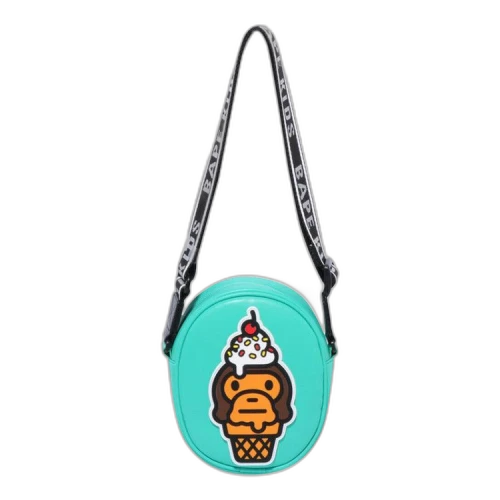 BAPE Kids Baby Milo Ice Cream Shoulder Bag 'Green'