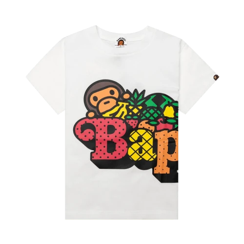 BAPE Kids Baby Milo Fruit Tee 'White'