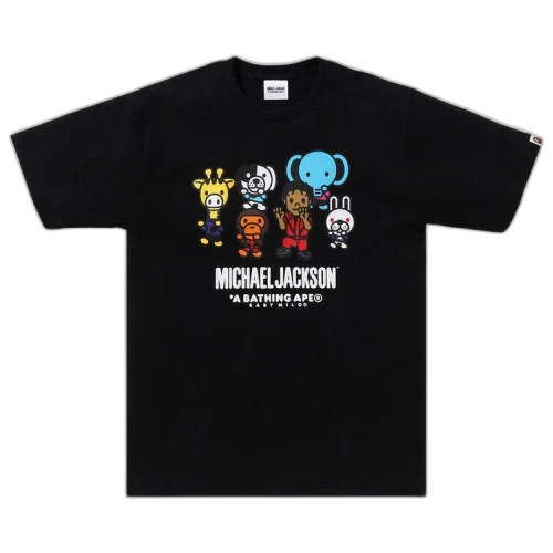 BAPE x Michael Jackson Baby Milo Tee 'Black'