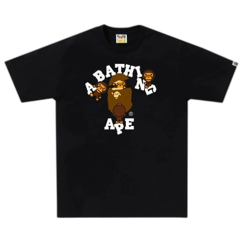 BAPE College Milo Tee 'Black'