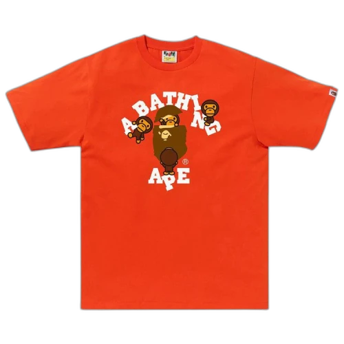 BAPE College Milo Tee 'Orange'