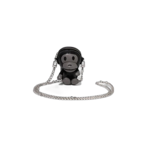 BAPE Baby Milo Mini Shoulder Bag 'Black/Gold'