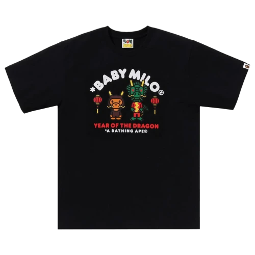 BAPE Year Of The Dragon Baby Milo Tee 'Black'