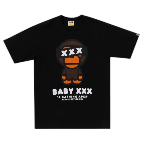 BAPE x God Selection XXX Baby Milo Tee 'Black'