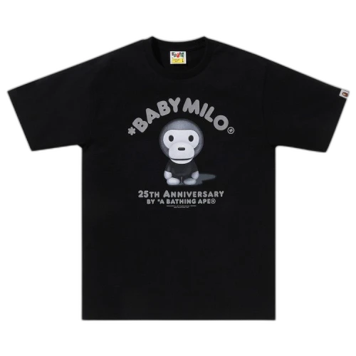 BAPE Baby Milo 25th Anniversary Photo Tee 'Black'