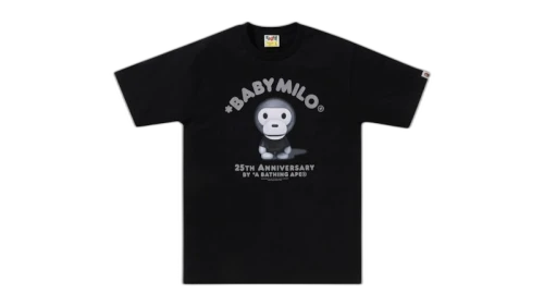 BAPE Milo 25Th Anniversary Photo Tee Black