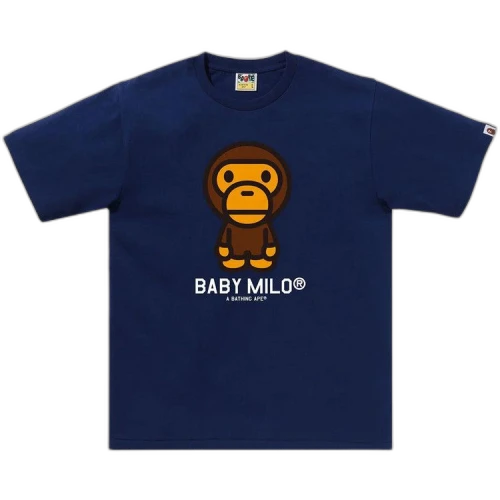 BAPE Baby Milo Tee 'Navy'