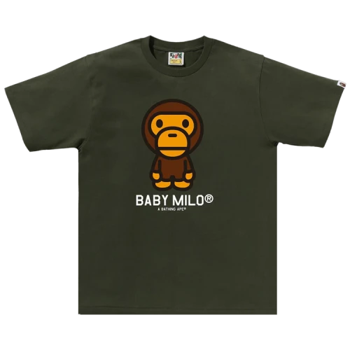 BAPE Baby Milo Tee 'Olive Drab'