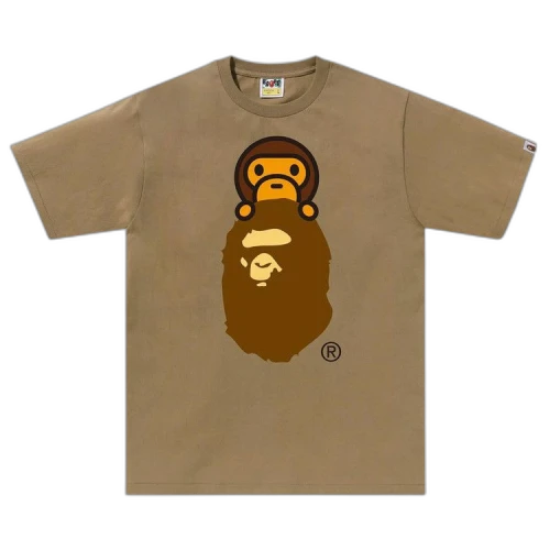 BAPE Milo On Ape Head Tee 'Beige'