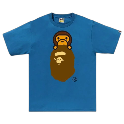 BAPE Milo On Ape Head Tee 'Blue'