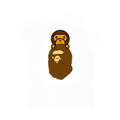 BAPE Milo On Ape Head Tee 'Grey'