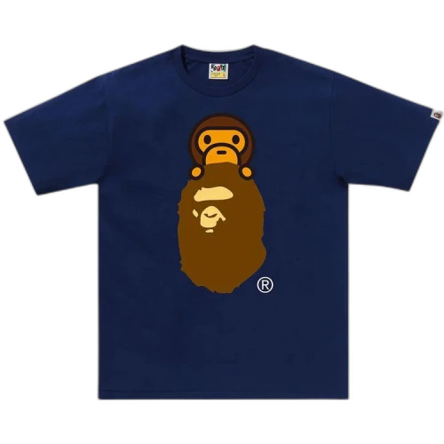 BAPE Milo On Ape Head Tee 'Navy'