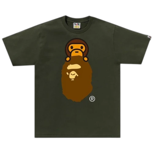 BAPE Milo On Ape Head Tee 'Olive Drab'