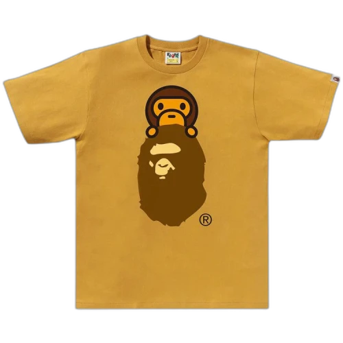 BAPE Milo On Ape Head Tee 'Yellow'
