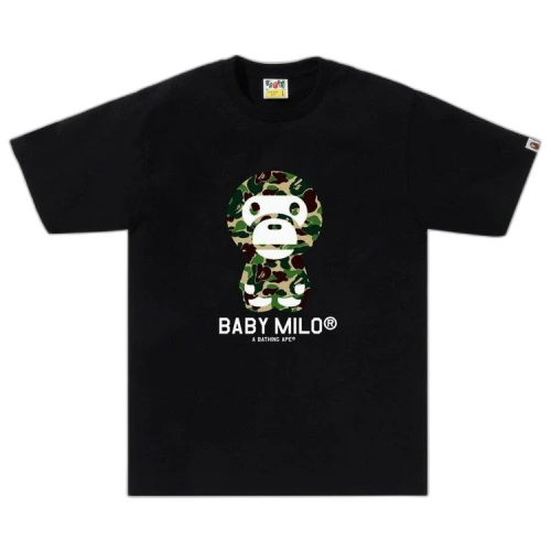 BAPE ABC Camo Baby Milo Tee 'Black/Green'