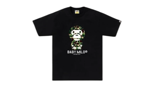 BAPE ABC Camo Baby Milo (SS25) Tee Black/Green