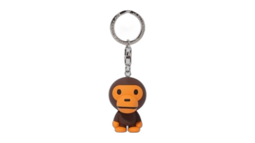 BAPE Baby Milo Keychain Brown