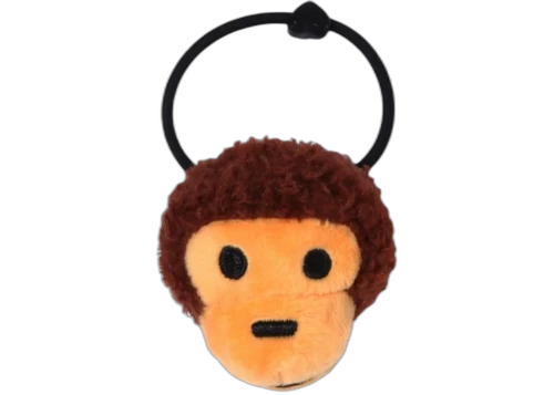 BAPE Kids Baby Milo Plush Doll Hair Tie Brown