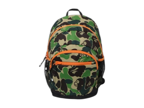 BAPE Kids ABC Camo Milo Packable Daypack Green