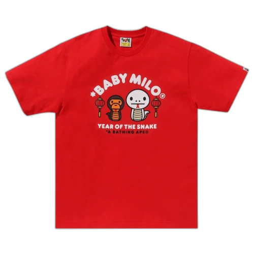 BAPE Year Of The Snake Baby Milo Tee 'Red'