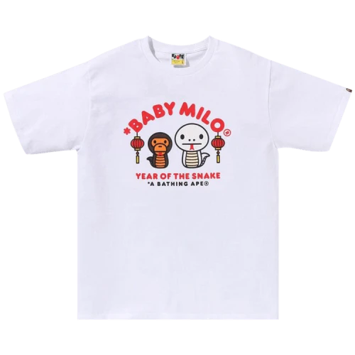 BAPE Kids Year Of The Snake Baby Milo Tee 'White'