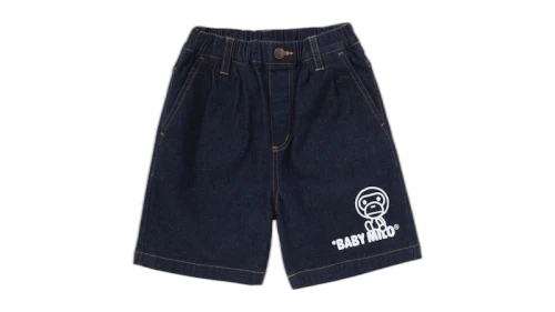 BAPE Kids Baby Milo Track Shorts Denim