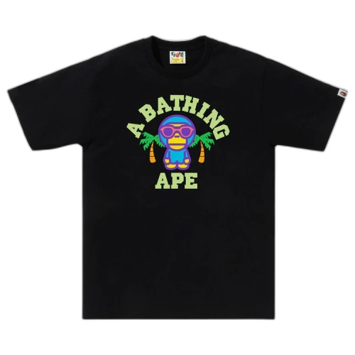 BAPE Colors Milo College Summer Tee 'Black'