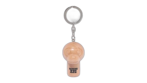 BAPE Baby Milo Kokeshi Doll Keychain Beige