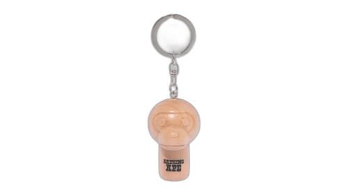 BAPE Baby Milo Kokeshi Doll Keychain Brown