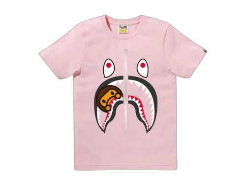 BAPE Women's Milo Shark Tee Pink