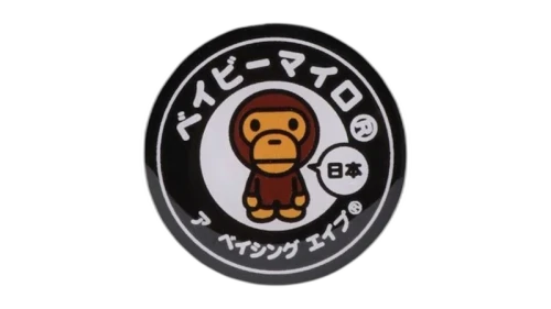 BAPE Japan Baby Milo Pins Black