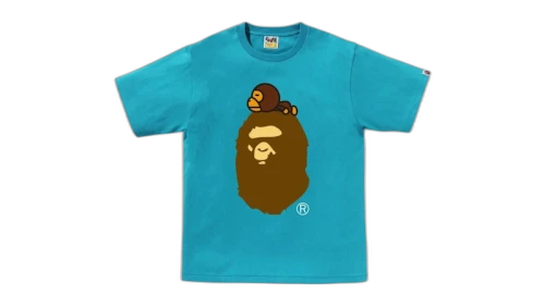 BAPE Milo On Big Ape Tee Light Green