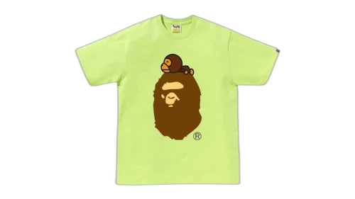 BAPE Milo On Big Ape Tee Lightgreen